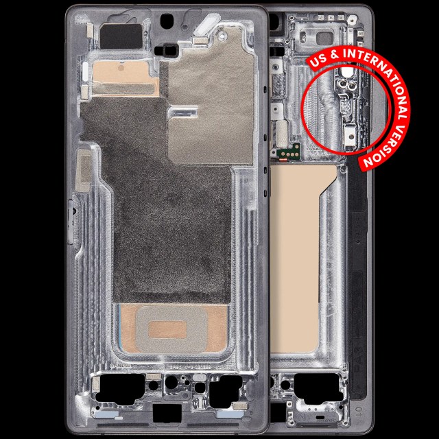 Frame centrale per Samsung Galaxy S25 Ultra (US e International Version) (Titanio Jet Nero)