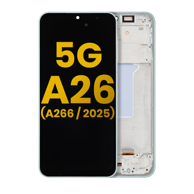 Display OLED completo con Frame per Samsung Galaxy A26 5G (A266 / 2025) (Refurbished) (Mint)
