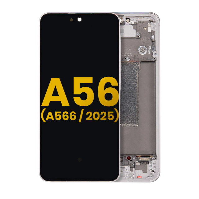 Display OLED completo con Frame per Samsung Galaxy A56 5G (A566 / 2025) (Refurbished) (Rosa)