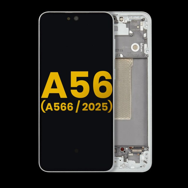 Display OLED completo con Frame per Samsung Galaxy A56 5G (A566 / 2025) (Refurbished) (Olive)