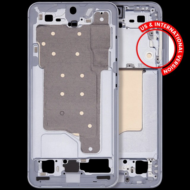 Frame centrale per Samsung Galaxy S25 5G (US e International Version) (Icy Blu)
