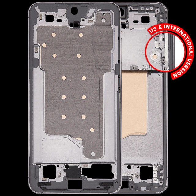 Frame centrale per Samsung Galaxy S25 5G (US e International Version) (Argento Shadow)