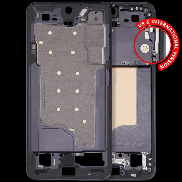 Frame centrale per Samsung Galaxy S25 5G (US e International Version) (Blu Nero)