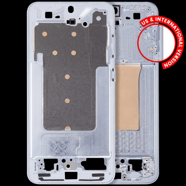 Frame centrale per Samsung Galaxy S25 Plus 5G (US e International Version) (Icy Blu)