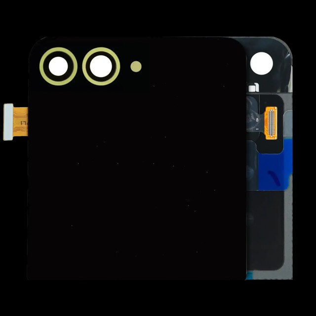 Outer Display OLED completo per Samsung Galaxy Z Flip 6 5G (US e International) (Used Service Pack Pull: Grade B/C) (Giallo)