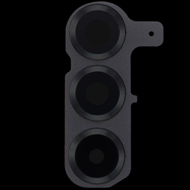 Lente fotocamera posteriore con Cover Cornice Ring per Samsung Galaxy S25 Plus 5G (Blu Nero)