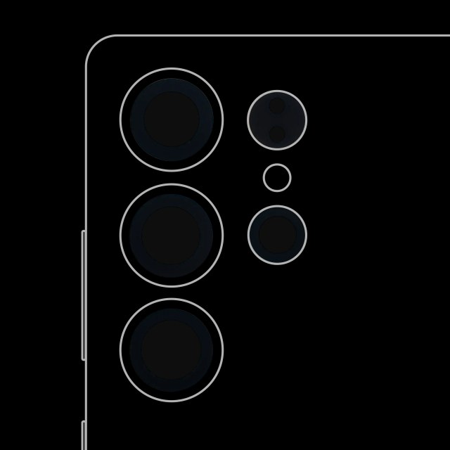 Lente fotocamera posteriore (solo vetro) con adesivo per Samsung Galaxy S25 Ultra 5G (4 set pezzi) (tutti i colori)