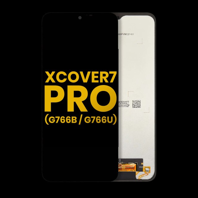 Display LCD completo senza Frame per Samsung Galaxy XCover7 Pro 5G (G766B / G766U) (Refurbished) (tutti i colori)