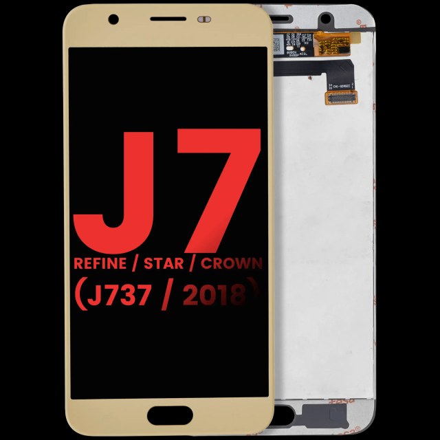 Display LCD completo senza Frame per Samsung Galaxy J7 Refine / Star / Crown (J737 / 2018) (Oro)