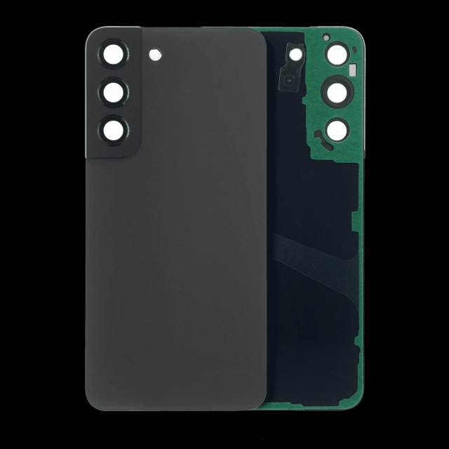 vetro cover posteriore con Vetro fotocamera Samsung Galaxy S22 5G (Service Pack) (Grafite)
