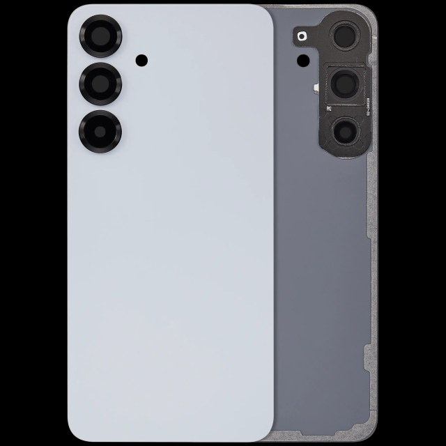 vetro cover posteriore con Vetro fotocamera per Samsung Galaxy S25 Plus 5G (No Logo) (Icy Blu)