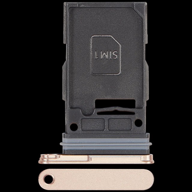 Carrellino SIM singola per Samsung Galaxy S25 / S25 Plus (Premium) (Rosa Oro)