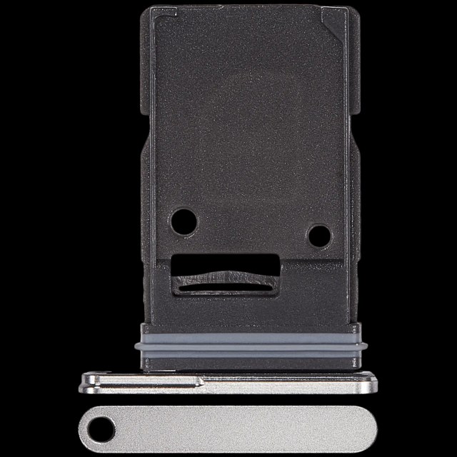 Carrellino SIM singola per Samsung Galaxy Z Fold 7 (F966) (Premium) (Argento Shadow)