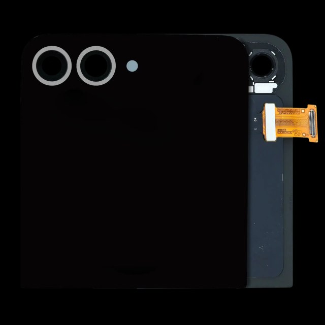 Outer Display OLED completo per Samsung Galaxy Z Flip 6 5G (Service Pack) (Argento Shadow)