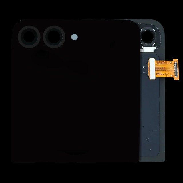Outer Display OLED completo per Samsung Galaxy Z Flip 6 5G (Service Pack) (Nero)