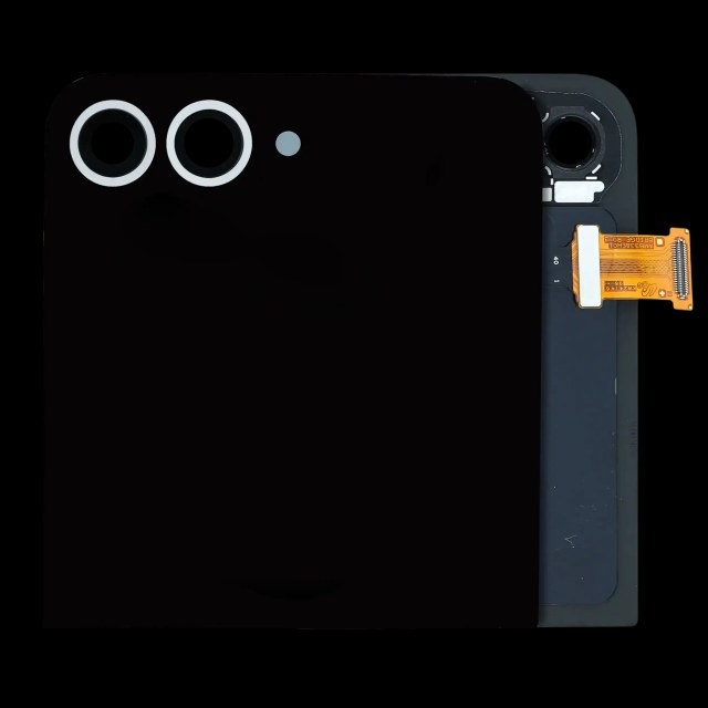 Outer Display OLED completo per Samsung Galaxy Z Flip 6 5G (Service Pack) (Bianco)