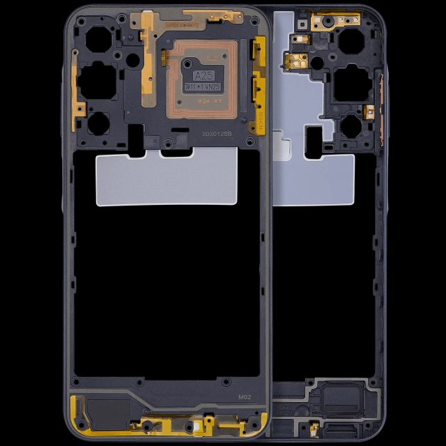 Frame centrale per Samsung Galaxy A25 5G (A256 / 2023) (Brave Nero)