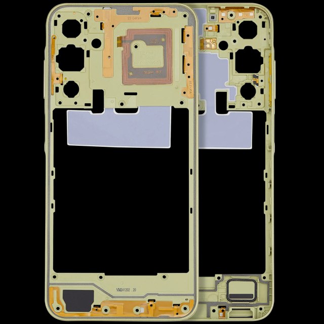 Frame centrale per Samsung Galaxy A25 5G (A256 / 2023) (Personality Giallo)