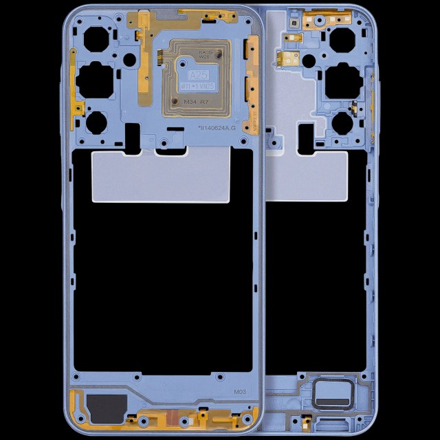 Frame centrale per Samsung Galaxy A25 5G (A256 / 2023) (Optimistic Blu)