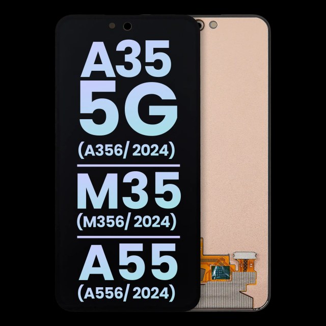 Display OLED completo senza Frame per Samsung Galaxy A35 5G (A356 / 2024) / M35 (M356 / 2024) / A55 (A556 / 2024) (Service Pack) (tutti i colori)