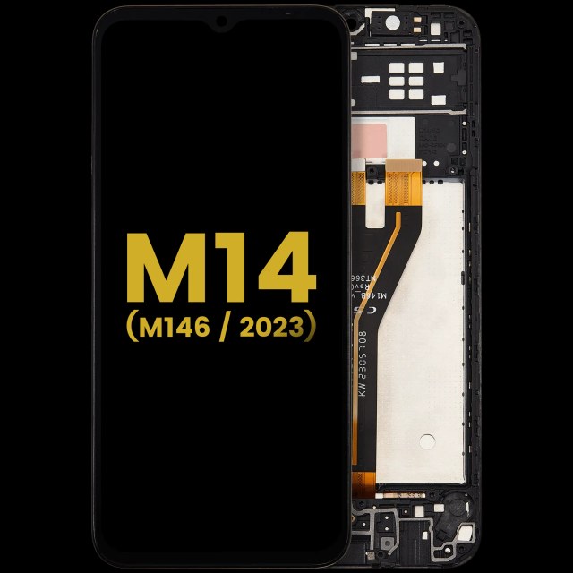 Display LCD completo con Frame compatibile per Samsung Galaxy M14 (M146 / 2023) (Refurbished) (tutti i colori)