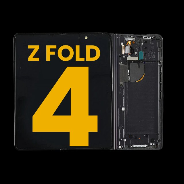 Inner Display OLED completo con Frame per Samsung Galaxy Z Fold 4 5G (US e International) (Refurbished) (Graygreen)