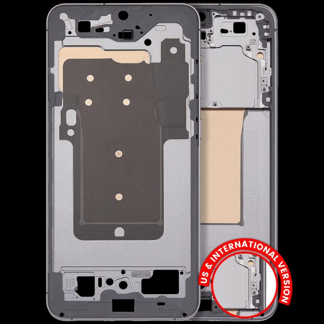 Frame centrale compatibile per Samsung Galaxy S25 FE 5G (US e International Version) (Jetblack / Navy)