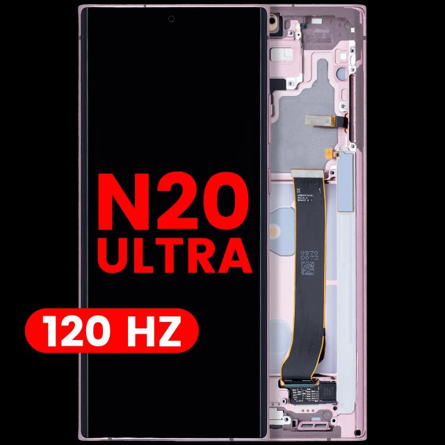 Display OLED completo con Frame per Samsung Galaxy Note 20 Ultra 5G (120Hz) (Mystic Bronze)