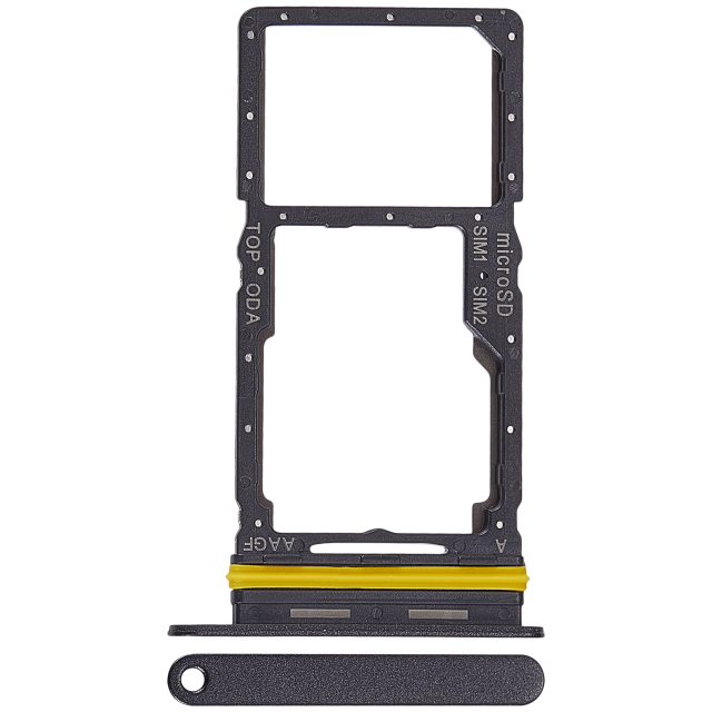 Carrellino doppia SIM per Samsung Galaxy A17 4G (A175 / 2025) (Premium) (Nero)