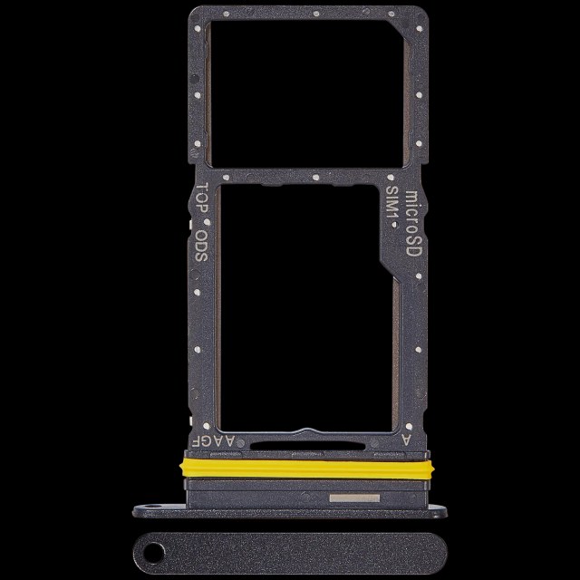 Carrellino SIM singola per Samsung Galaxy A17 5G (A176 / 2025) (Premium) (Nero)