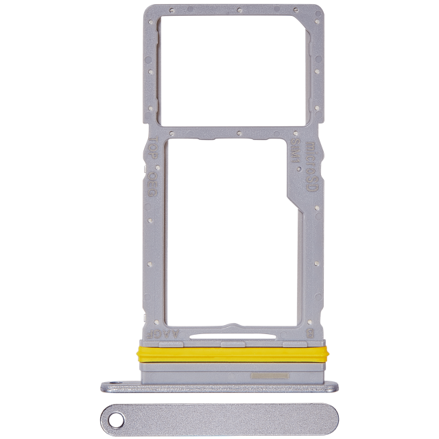 Carrellino SIM singola per Samsung Galaxy A17 5G (A176 / 2025) (Premium) (Grigio)