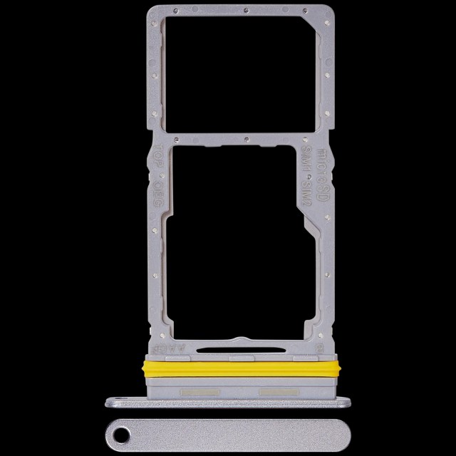 Carrellino doppia SIM per Samsung Galaxy A17 5G (A176 / 2025) (Premium) (Grigio)