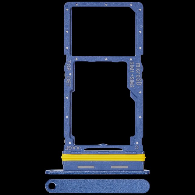 Carrellino doppia SIM per Samsung Galaxy A17 5G (A176 / 2025) (Premium) (Blu)