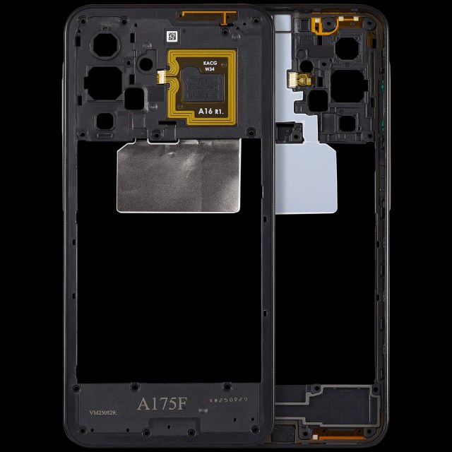 Frame centrale per Samsung Galaxy A17 4G (A175 / 2025) (Nero)