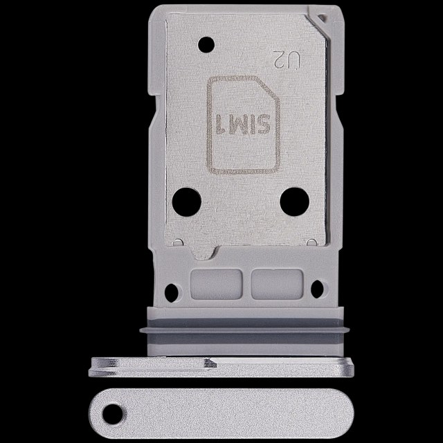 Carrellino doppia SIM per Samsung Galaxy S25 FE 5G (S731) (Premium) (Bianco)
