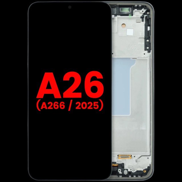 Display OLED completo con Frame per Samsung Galaxy A26 5G (A266 / 2025) (Nero)