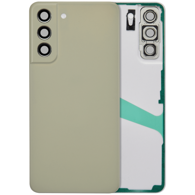 vetro cover posteriore con Vetro fotocamera per Samsung Galaxy S21 FE 5G (No Logo) (Olive)