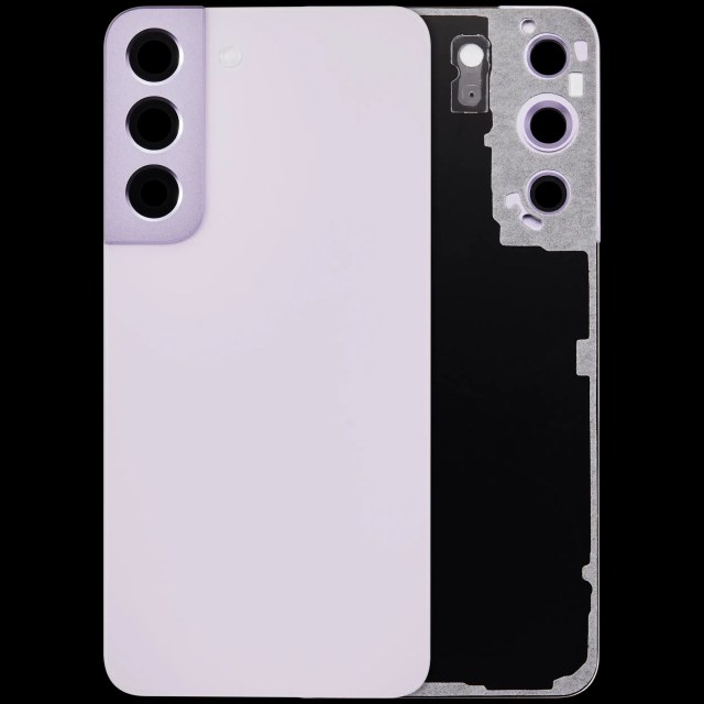 vetro cover posteriore con Vetro fotocamera per Samsung Galaxy S22 5G (No Logo) (Bora Viola)