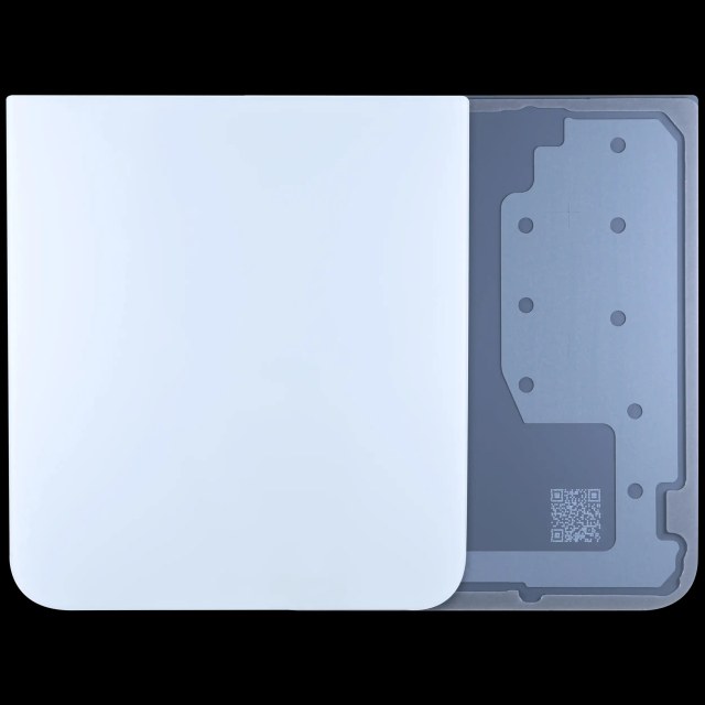 Bottom Cover posteriore per Samsung Galaxy Z Flip 7 FE 5G (Service Pack) (Bianco)
