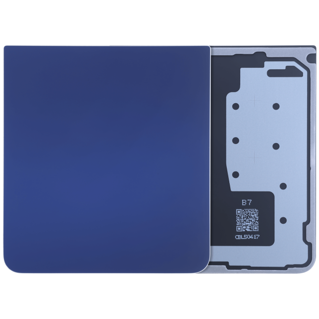 Bottom Cover posteriore per Samsung Galaxy Z Flip 7 5G (Service Pack) (Blu)