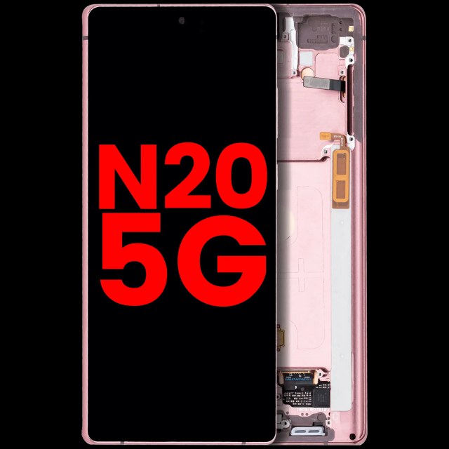 Display OLED completo con Frame per Samsung Galaxy Note 20 5G (Mystic Bronze)