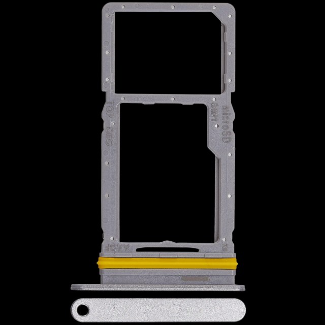 Carrellino SIM singola per Samsung Galaxy A17 4G (A175 / 2025) (Premium) (Grigio)