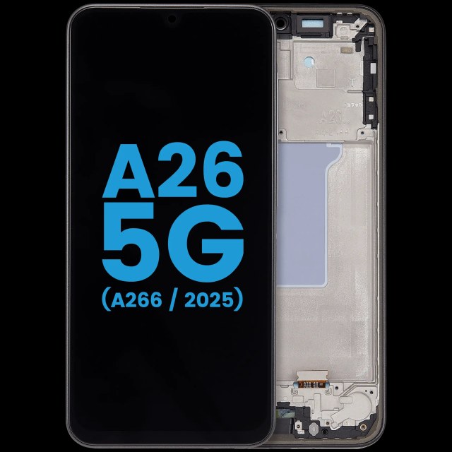 Display LCD completo con Frame per Samsung Galaxy A26 5G (A266/ 2025)(6.59" ) (US Version) (Nero)