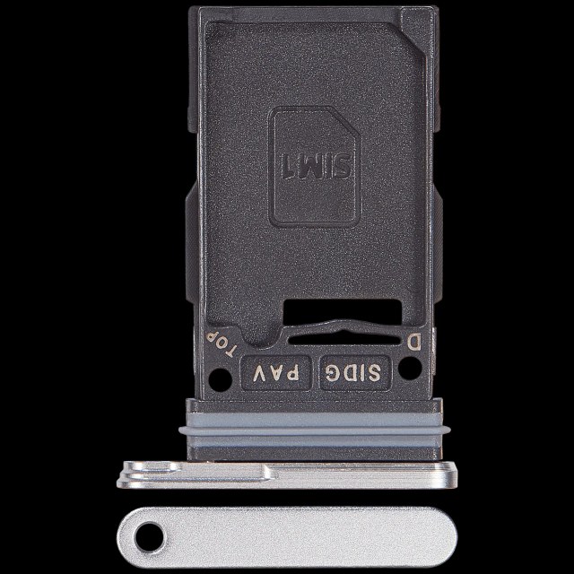 Carrellino SIM singola per Samsung Galaxy S26 Plus (S947) (Bianco)