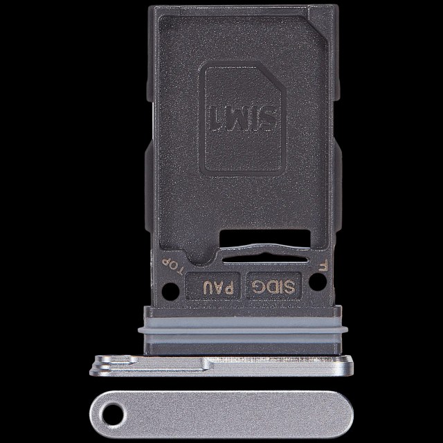 Carrellino SIM singola per Samsung Galaxy S26 Plus (S947) (Argento Shadow)