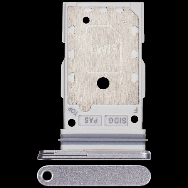 Carrellino doppia SIM per Samsung Galaxy S26 Plus (S947) (Argento Shadow)