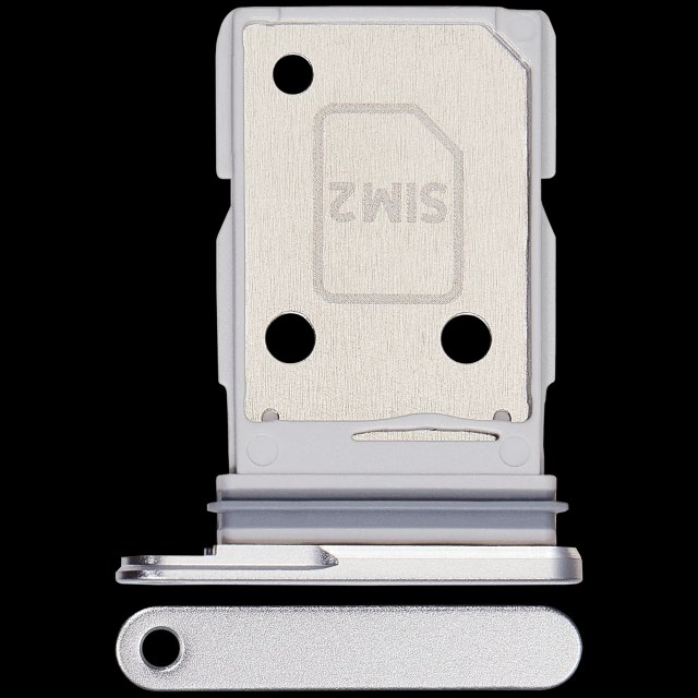 Carrellino doppia SIM per Samsung Galaxy S26 Ultra (S948) (Bianco)