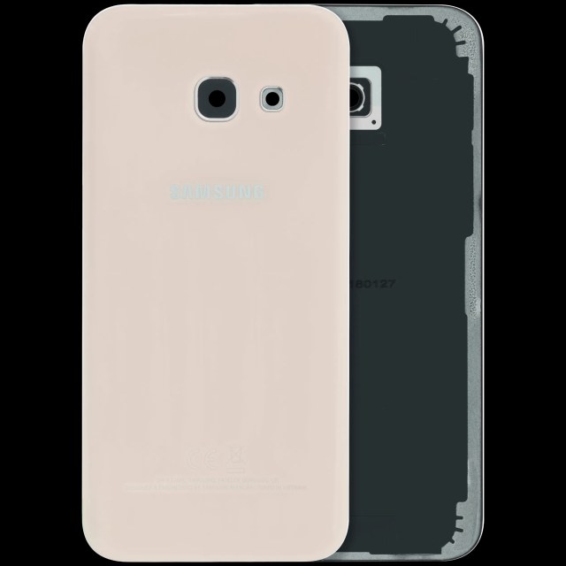 Cover posteriore con Vetro fotocamera compatibile per Samsung Galaxy A3 (A320) (Service Pack) (Rosa)