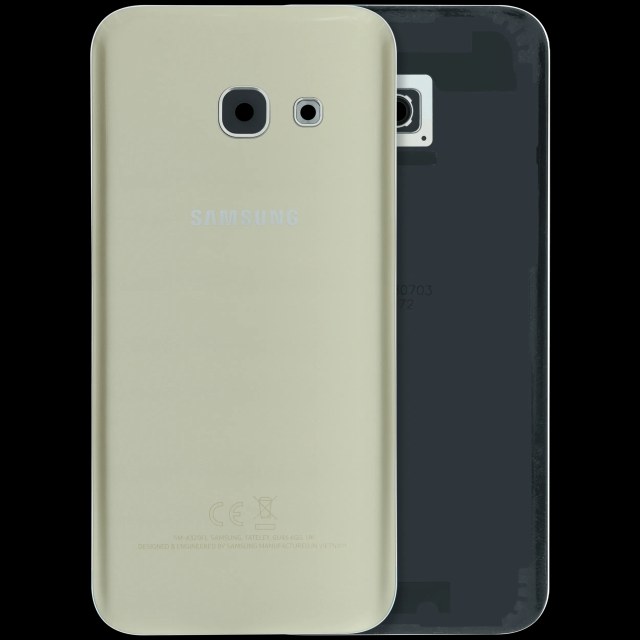 Cover posteriore con Vetro fotocamera compatibile per Samsung Galaxy A3 (A320) (Service Pack) (Oro)