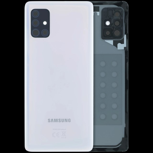 Cover posteriore con Vetro fotocamera per Samsung Galaxy A51 (A516) (Service Pack) (Bianco)